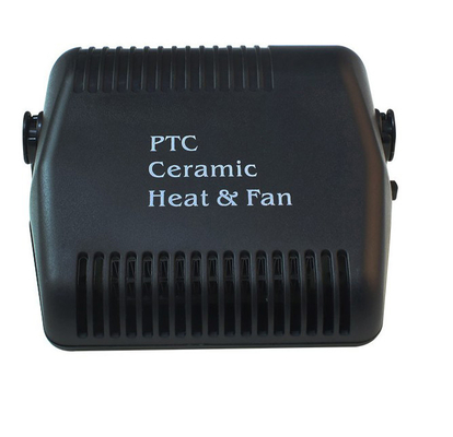 Материал черных подогревателей автомобиля вентилятора портативных пластиковый с крутым/теплым переключателем