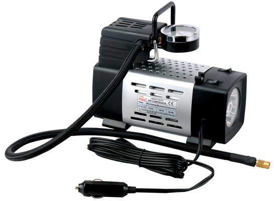 12V со светлым черным компрессором воздуха корабля металла вся езда для пыли инфляции автомобиля анти-