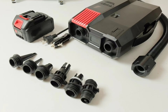 AC110-220V электрический цифровой насос питания DC 12V с литийным аккумулятором для надувания доски для гребли