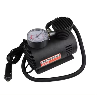 Пластмассовый DC12v воздушный компрессор с зажигалкой сигарет