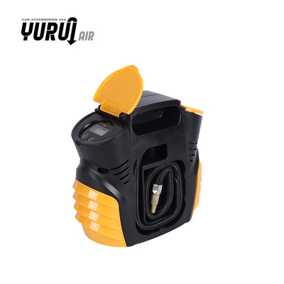 DC12V портативный мини-автомобильный воздушный насос светодиодный свет с цифровым измерителем