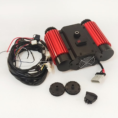 Двухцилиндровый автомобильный воздушный насос тяжеловесный внедорожный нагнетательный автомобильный воздушный компрессор