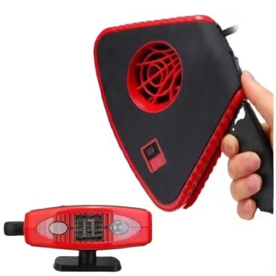 12V портативный автомобильный вентиляторный обогреватель с подсветкой 150W PTC нагрев