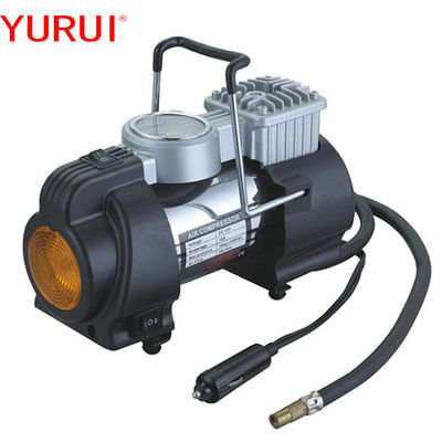 Металлический воздушный компрессор с светодиодным фонарем