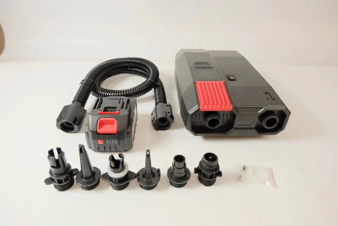 AC110-220V электрический цифровой насос питания DC 12V с литийным аккумулятором для надувания доски для гребли
