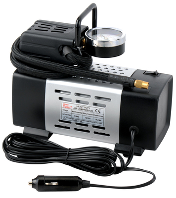 Хорошая цена. Портативная инфляция компрессора воздуха 150PSI металла 12V сильная с 2 переходниками сопла онлайн