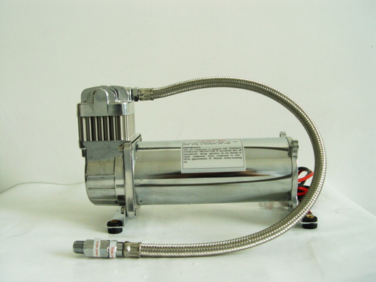 Хорошая цена. Компрессор воздуха 12v автомобиля 200PSI одиночный Chrome, подвес езды воздуха для тележек онлайн