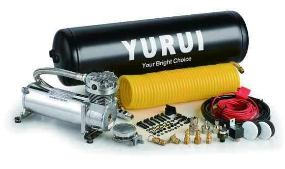 ДК 12v Chrome Car Air Suspension Compressor System Kit Offroad для грузовиков с резервуаром