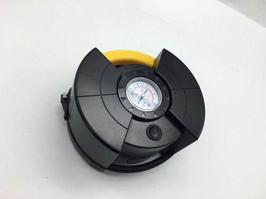 Хорошая цена. Компрессор Inflator воздуха автомобиля DC12V с датчиком для различного цвета автошин, черных и желтых онлайн