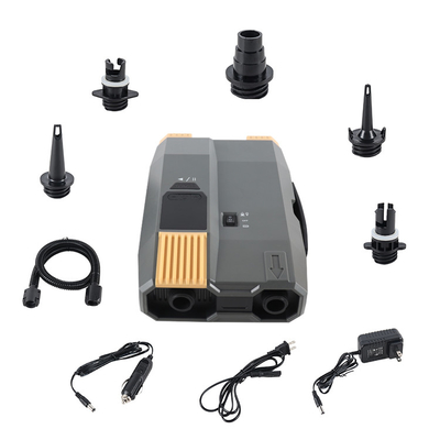 SUP и с DC12V Car Plug перезаряжаемый воздушный насос AC 110v-220v Сила электрический для гребли доски