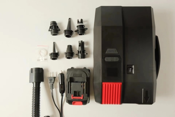 Пластиковый настраиваемый цвет портативный DC 12V SUP электрический насос электрический стоячий палуба цифровой насос с батареей