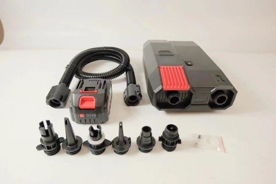 Хорошая цена. AC110-220V электрический цифровой насос питания DC 12V с литийным аккумулятором для надувания доски для гребли онлайн