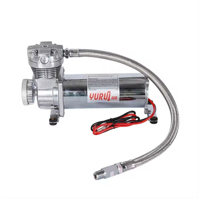 Хорошая цена. Тяжелый автомобильный воздушный компрессор DC12v Fast Chrome Steel для внедорожного автомобиля онлайн