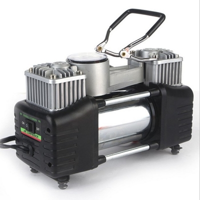 Хорошая цена. Двойной насос компрессора воздуха 180w металла цилиндра 150PSI с дозором онлайн