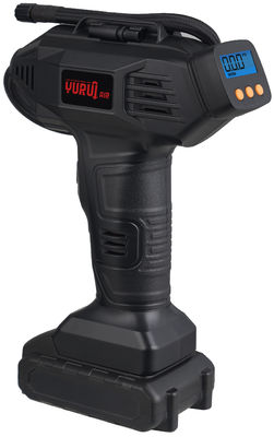 Портативный воздушный компрессор с производительностью 27 л/мин, двигателем 12 В постоянного тока и перезаряжаемой батареей 2000 мАч для быстрой накачки шин